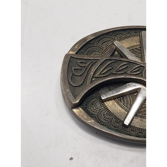 Award Design Medals Inc The Californian Vaquero Spinning Spur Belt Buckle - Picture 2 of 7